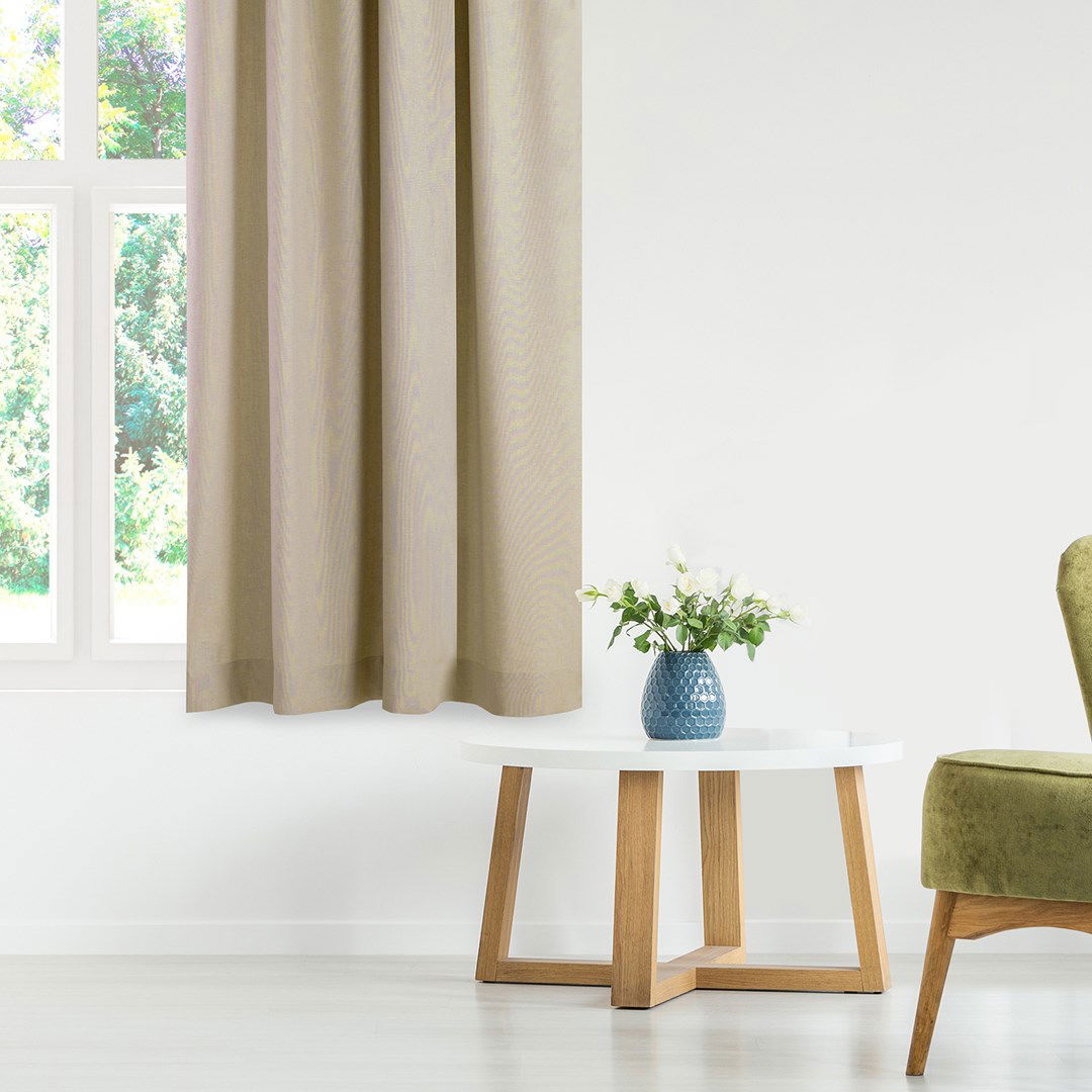 Naktinė užuolaida CARMENA  BEIGE PLEAT, 220x175 cm - 4