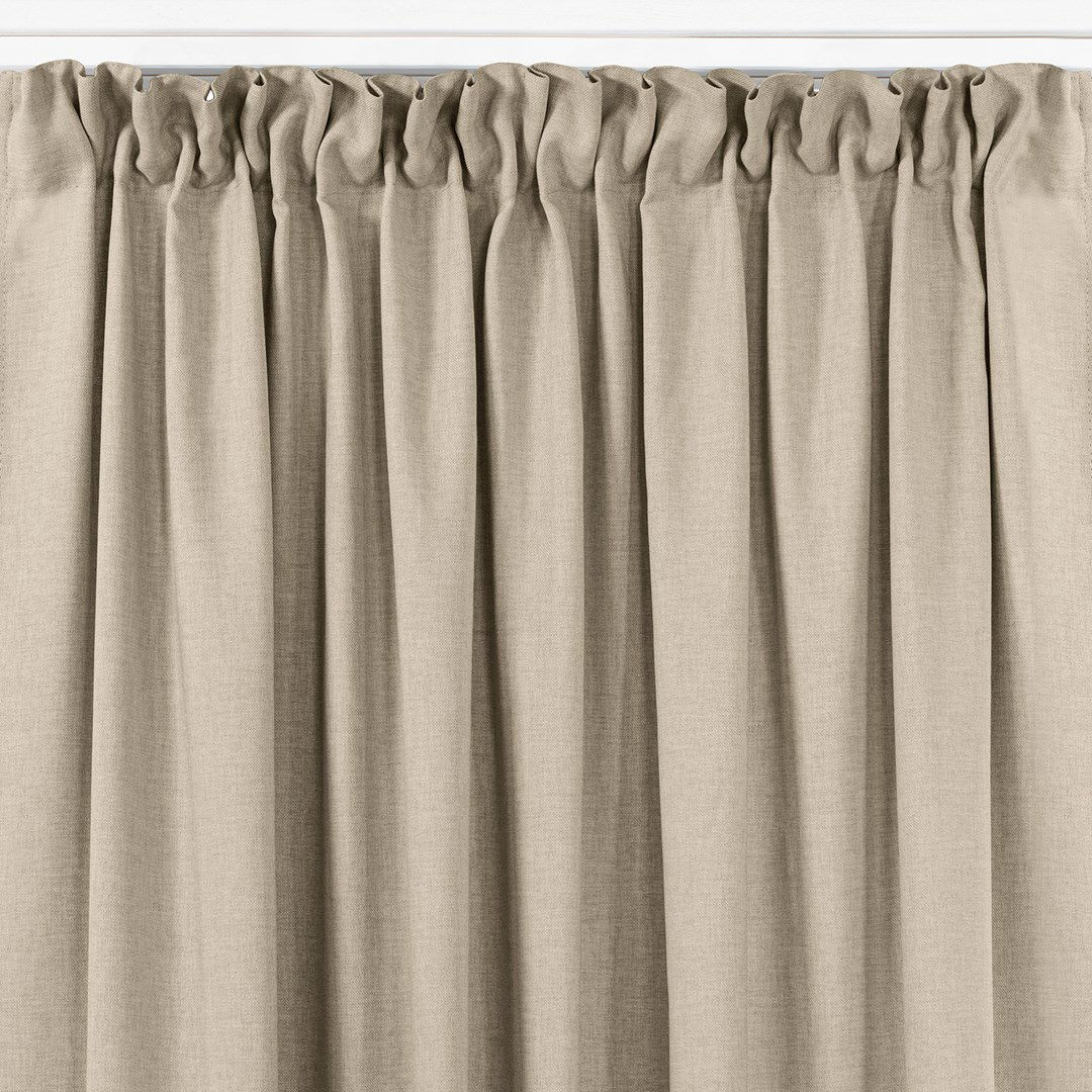 Naktinė užuolaida CARMENA  BEIGE PLEAT, 220x175 cm - 6