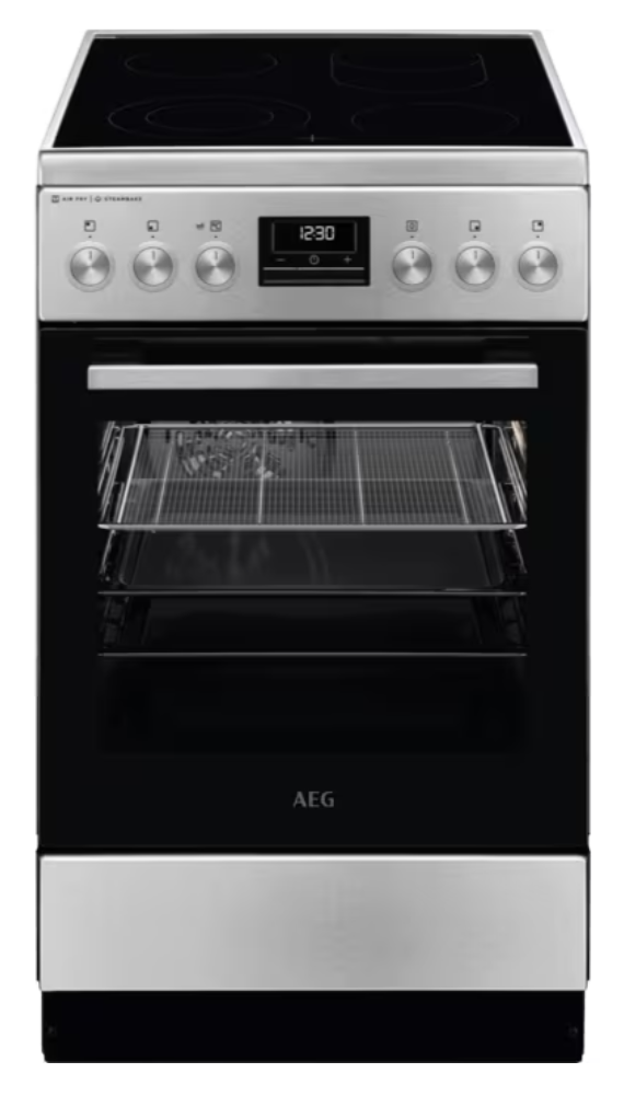 Elektrinė viryklė su elektrine orkaite AEG CCB56490BM - 1