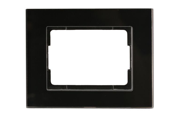 Vienvietis rėmelis XP 500, juodas stiklas, R01