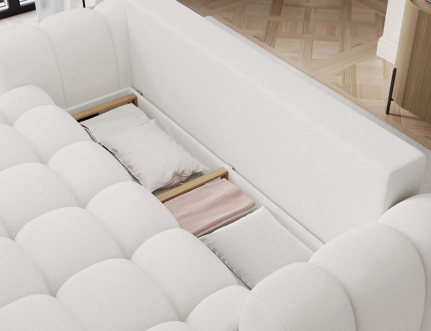 Sofa Cotonn 01PAO, balta - 6