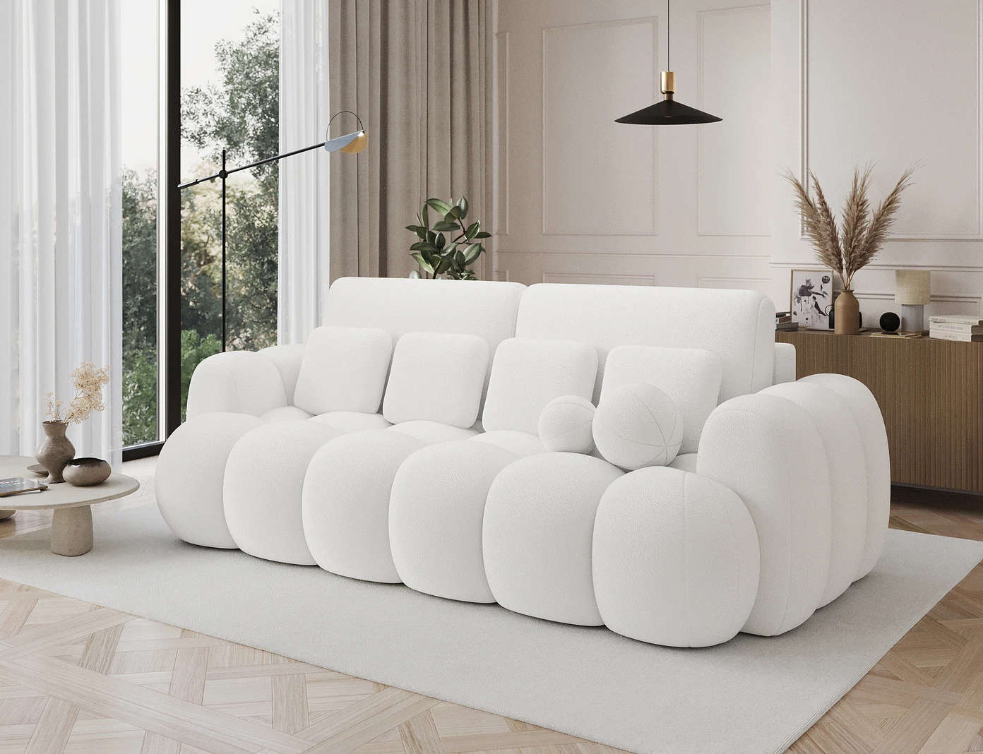 Sofa Cotonn 01PAO, balta - 4
