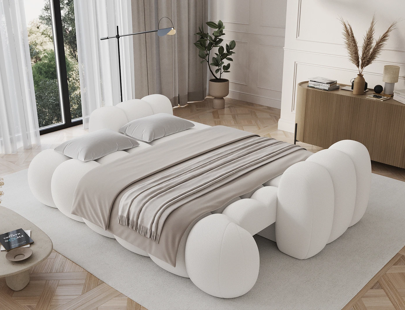 Sofa Cotonn 01PAO, balta - 5