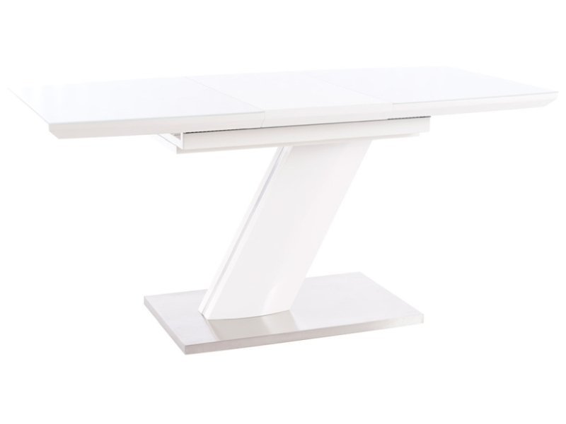 Valgomojo stalas TORONTO baltas, 120x80 cm
