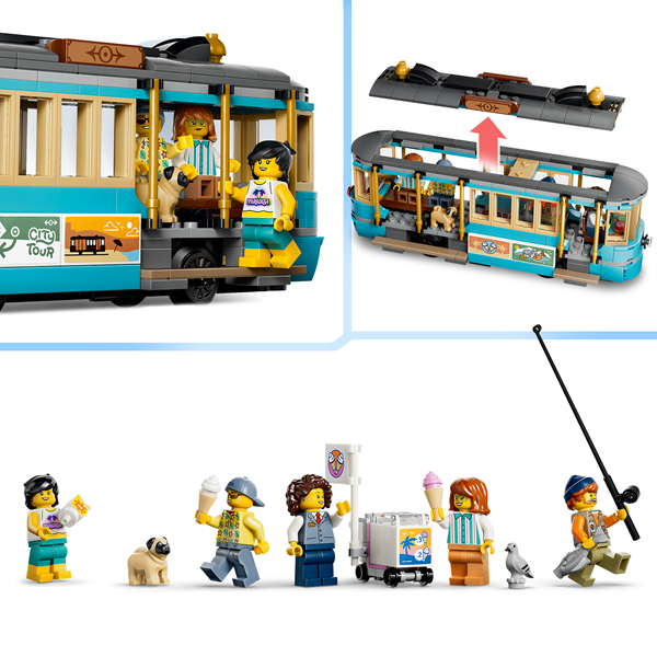 Konstruktorius LEGO City Classic Beach Streetcar - 3