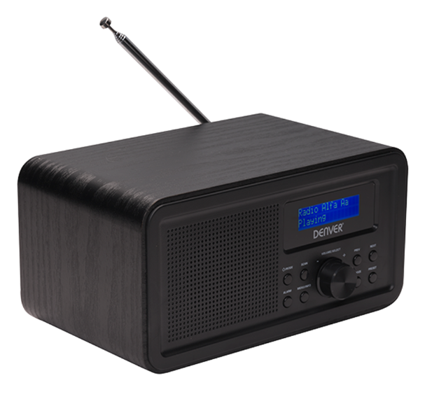 Radijo žadintuvas Denver DAB-30 black-1