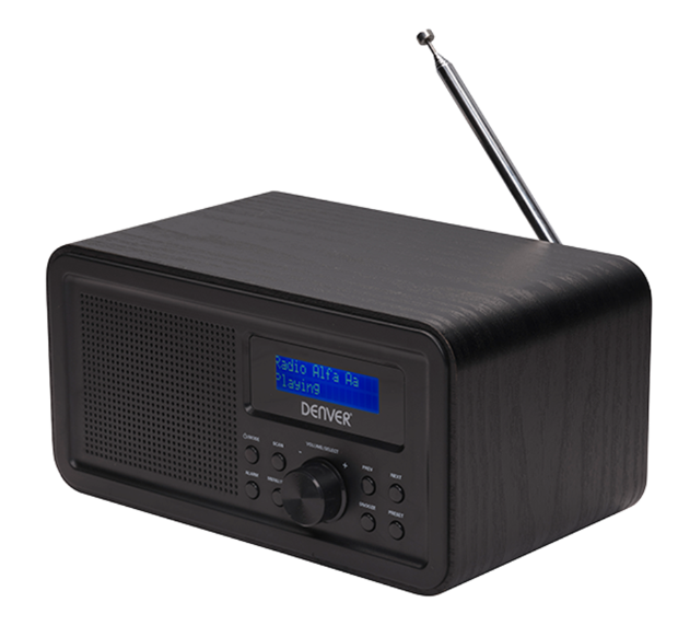 Radijo žadintuvas Denver DAB-30 black-0