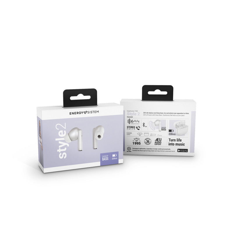 Belaidės ausinės ENERGY SISTEM TRUE WIRELESS STYLE 2, baltos sp. - 5