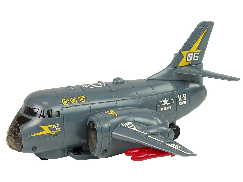 Lėktuvas bombonešis su šviesos ir garso efektais - 5