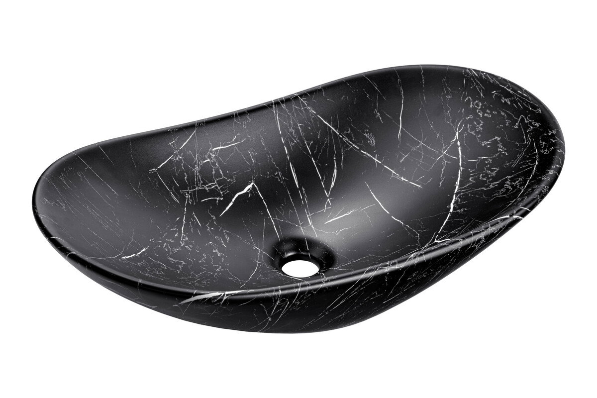 Praustuvas COMAD LENA-MB2, juodos sp., 61 x 15 x 36 cm-0