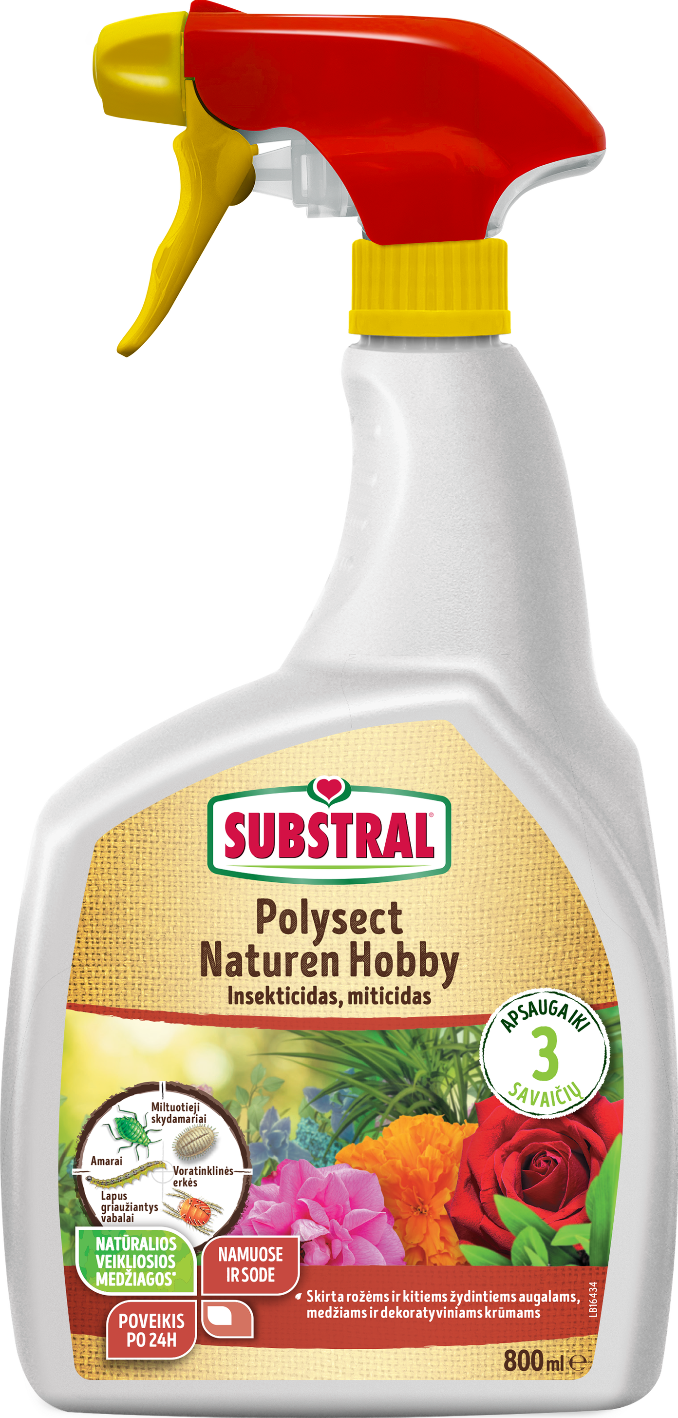 Insekticidas POLYSECT NATUREN HOBBY, 800 ml-0