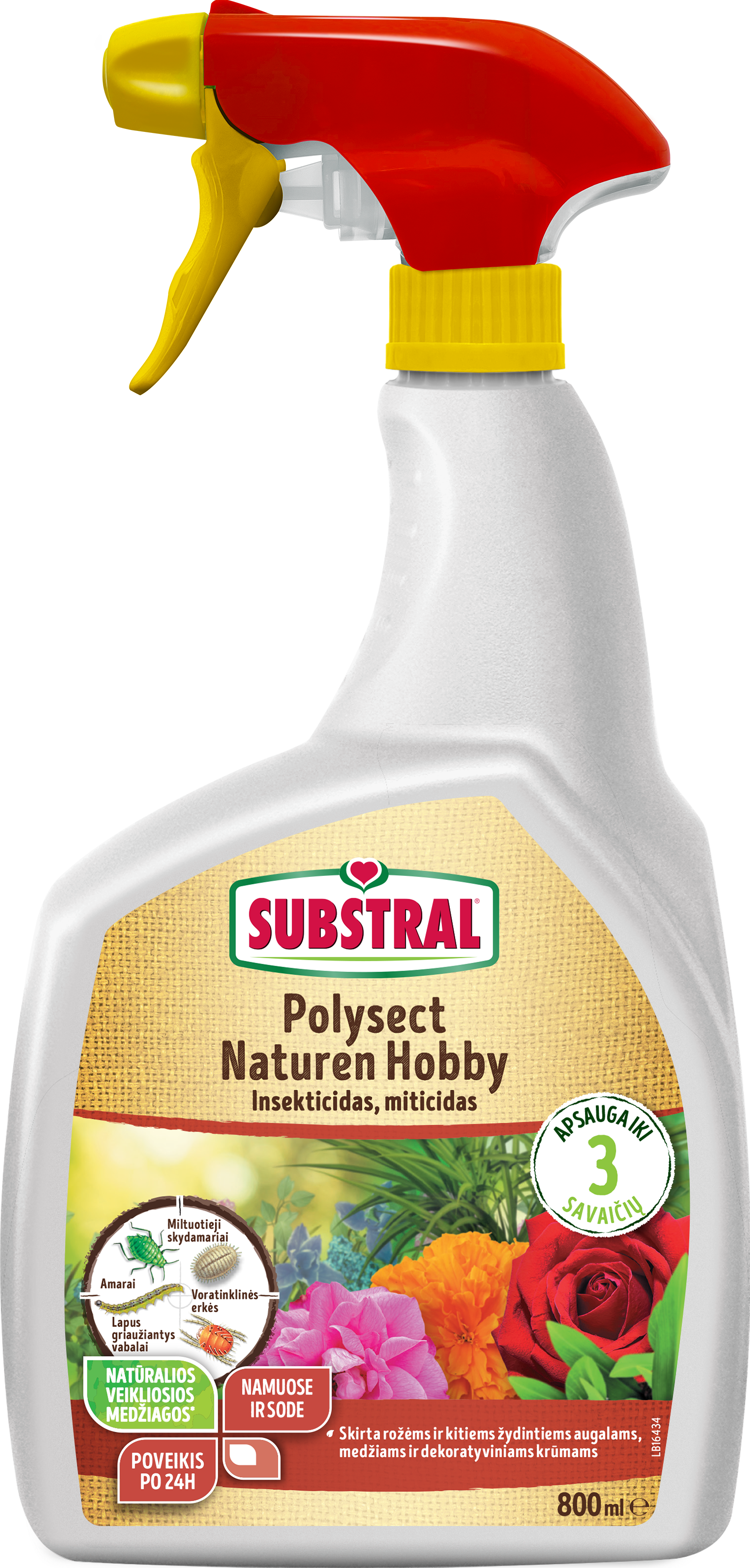 Insekticidas POLYSECT NATUREN HOBBY, 800 ml