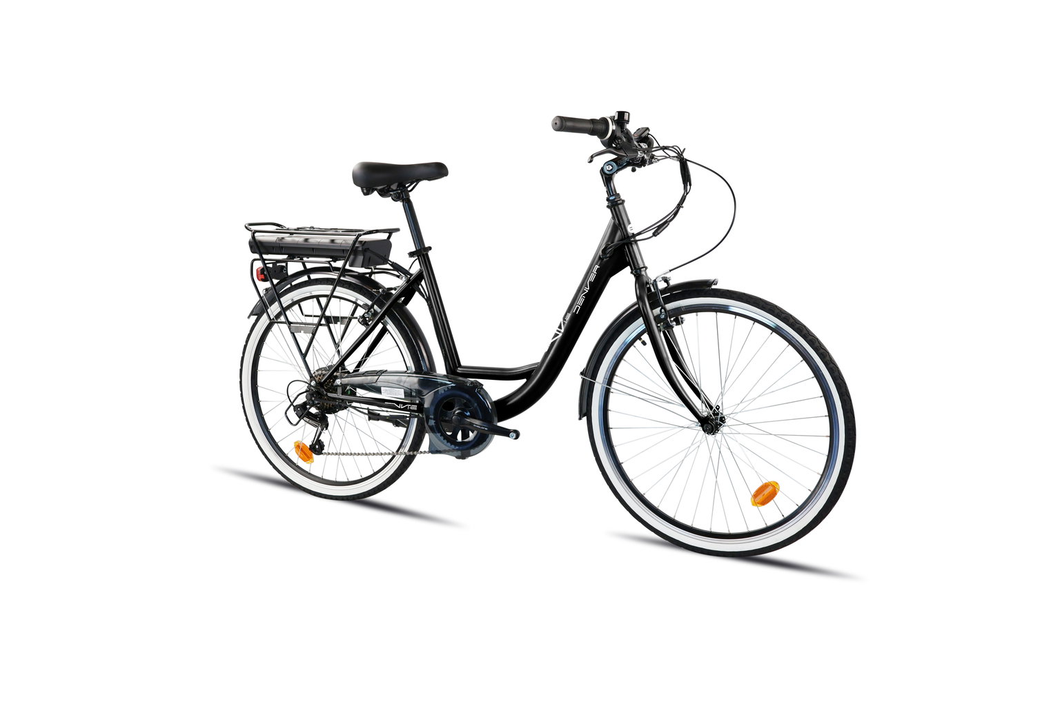 Elektrinis dviratis DENVER E4000, 26", matinė juoda - 6
