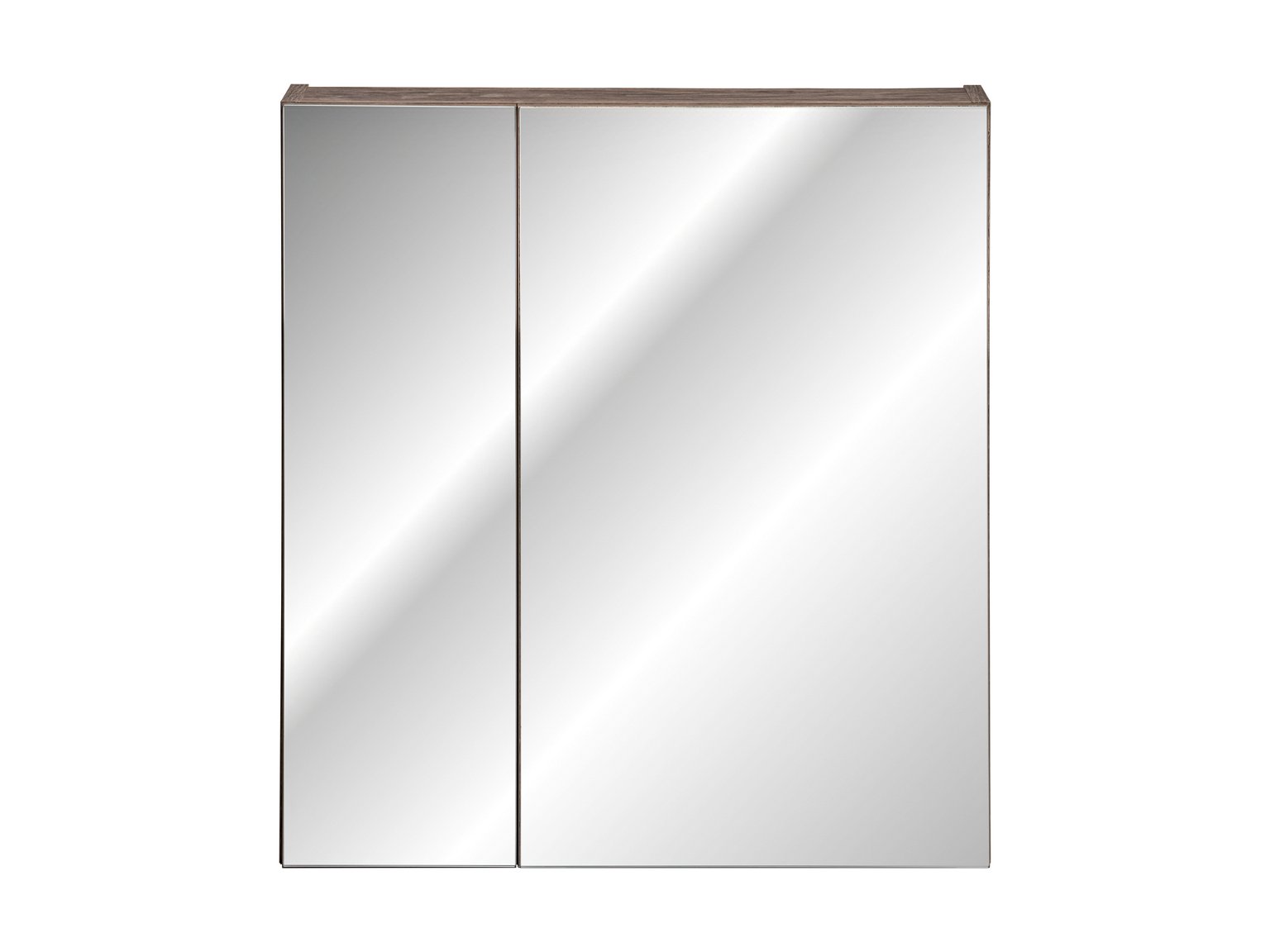 Vonios spintelė su veidrodžiu SANTA FE OAK 84-60-A-2D, ąžuolo