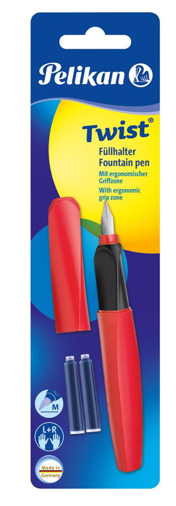 Plunksnakotis TWIST P457M fiery red bls - 1