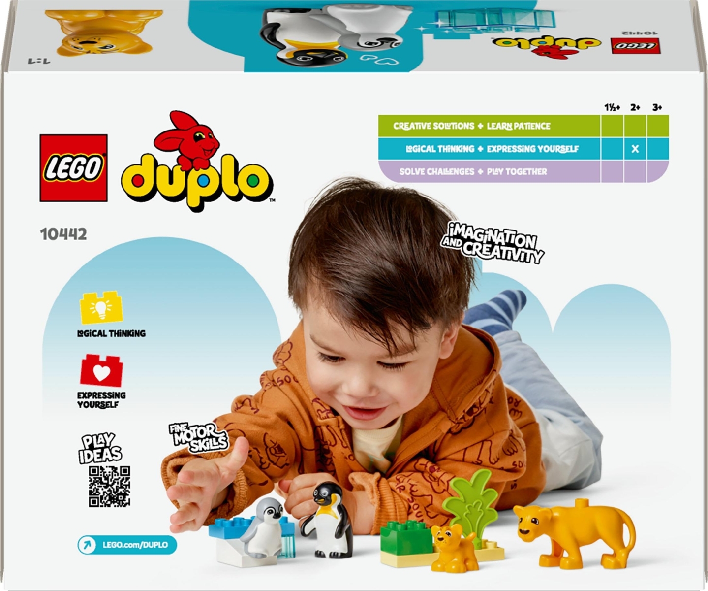 Konstruktorius LEGO DUPLO Wild Animal Families: Penguins & Lions - 8