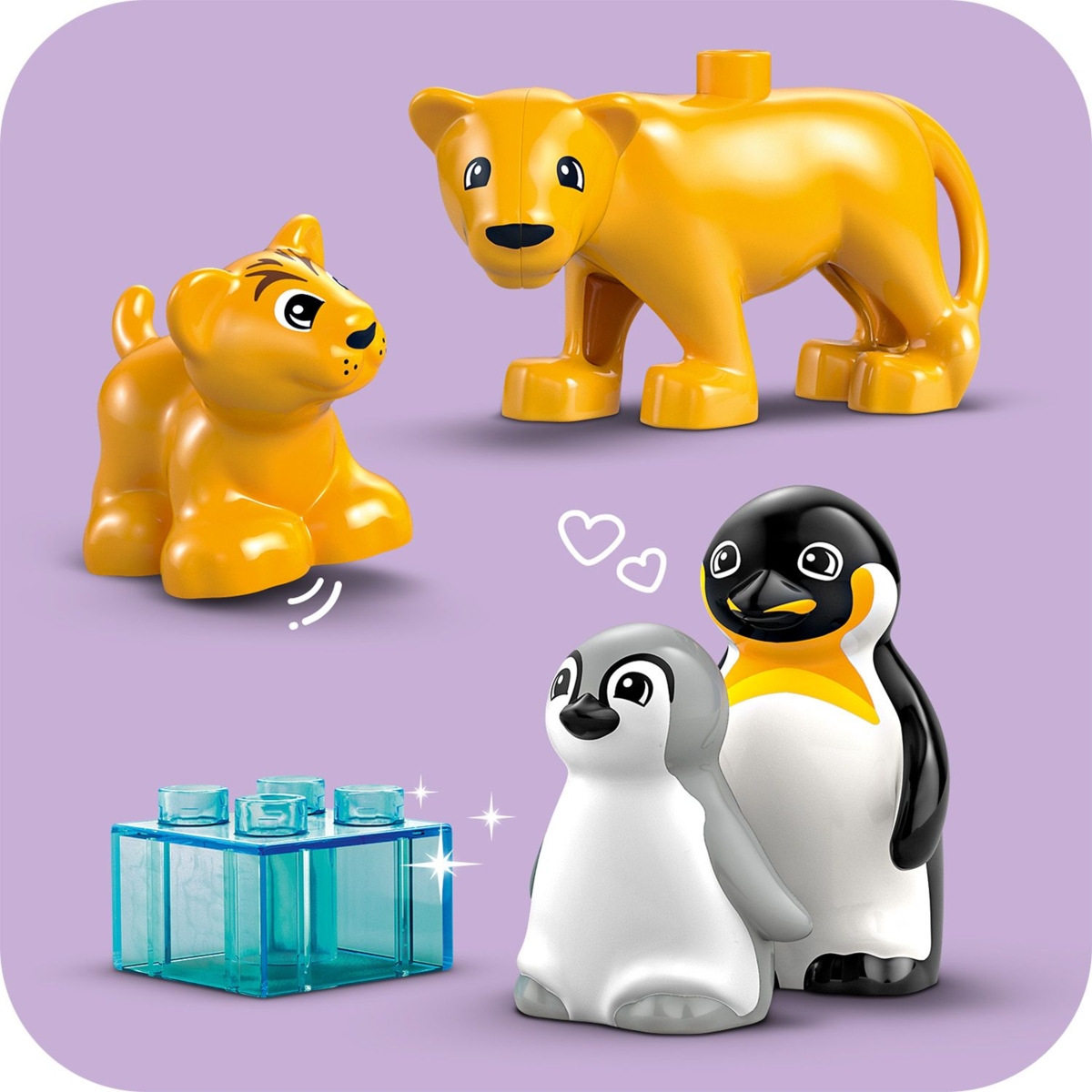 Konstruktorius LEGO DUPLO Wild Animal Families: Penguins & Lions - 6