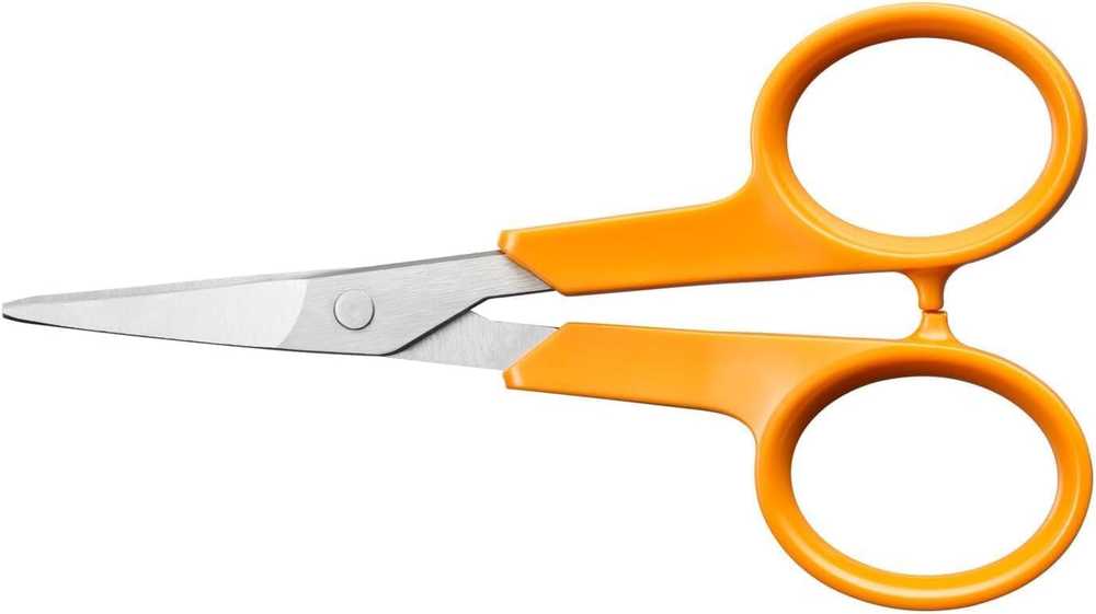 Manikiūrinės žirklutės FISKARS CLASSIC, oranžinės sp., 10 cm-0