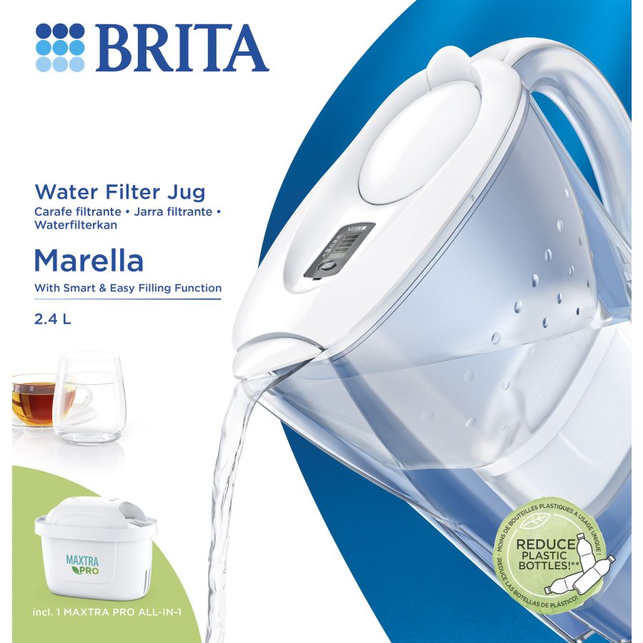 Vandens filtravimo indas BRITA MXpro MARELLA 2,4 l, baltas-1