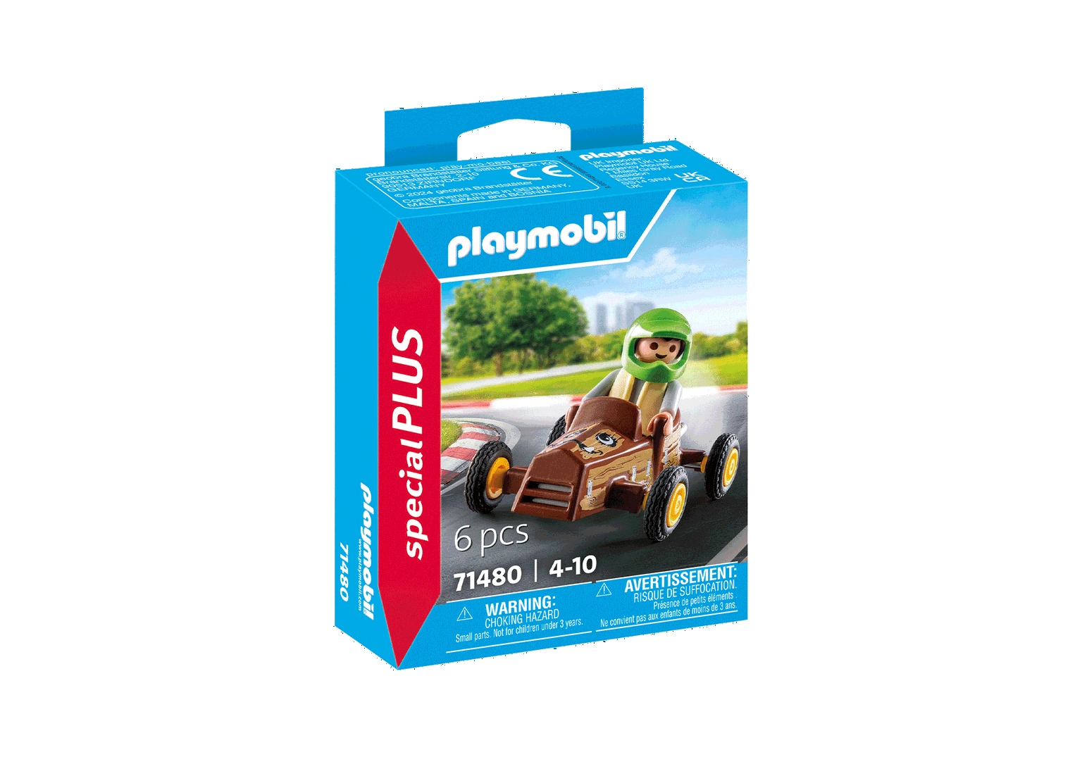 Vaikas su lenktyniniu automobiliu PLAYMOBIL SPECIAL PLUS 71480 - 1