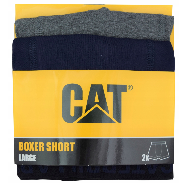 Vyr. trumpikės Boxer CAT DBS24, tamsiai mėlynos/pilkos sp., 2XL dydis, 2 poros - 2