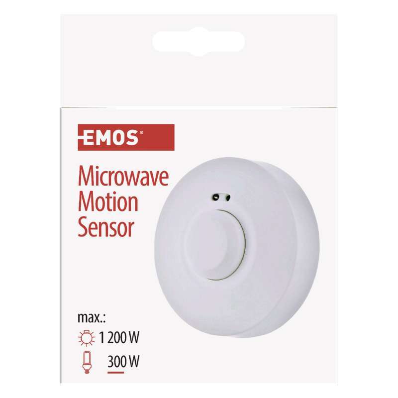 Judesio daviklis EMOS, 1200 W, 360 laipsnių, 8 m, IP20, baltos sp. - 4