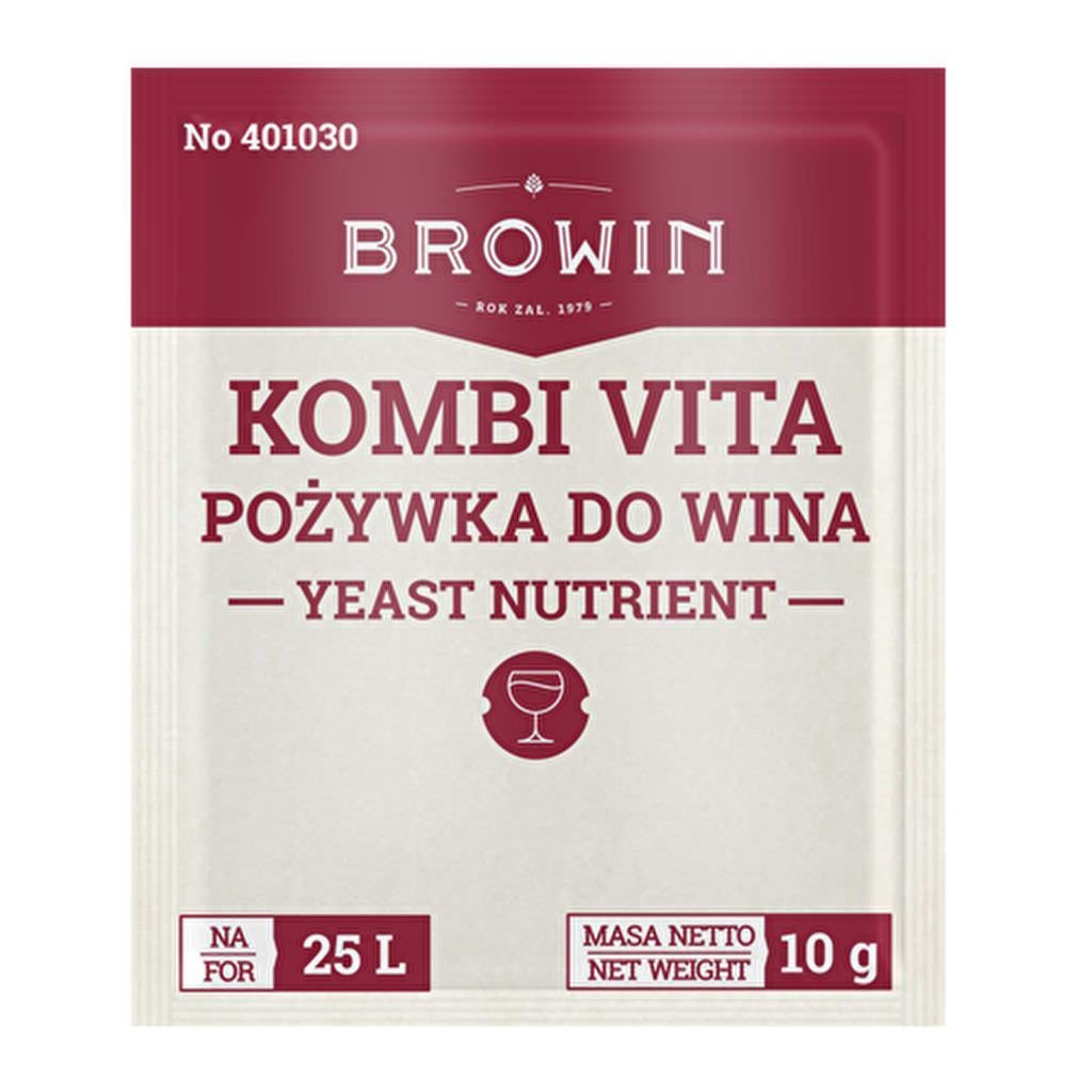 Vyno mielių maitinimo milteliai BROWIN Combi Vita, 10 g
