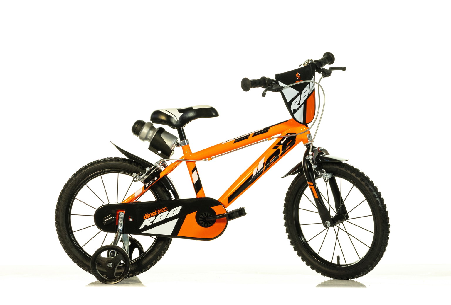 Vaikiškas dviratis Dino Bikes R88, 16", oranžinis-0