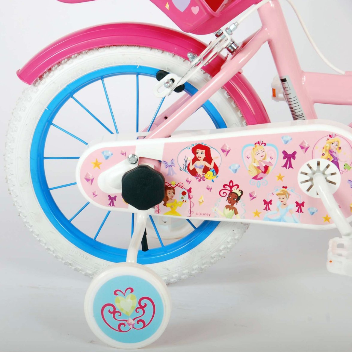 Vaikiškas dviratis VOLARE 14" Disney Princess (21562) rožinis - 7