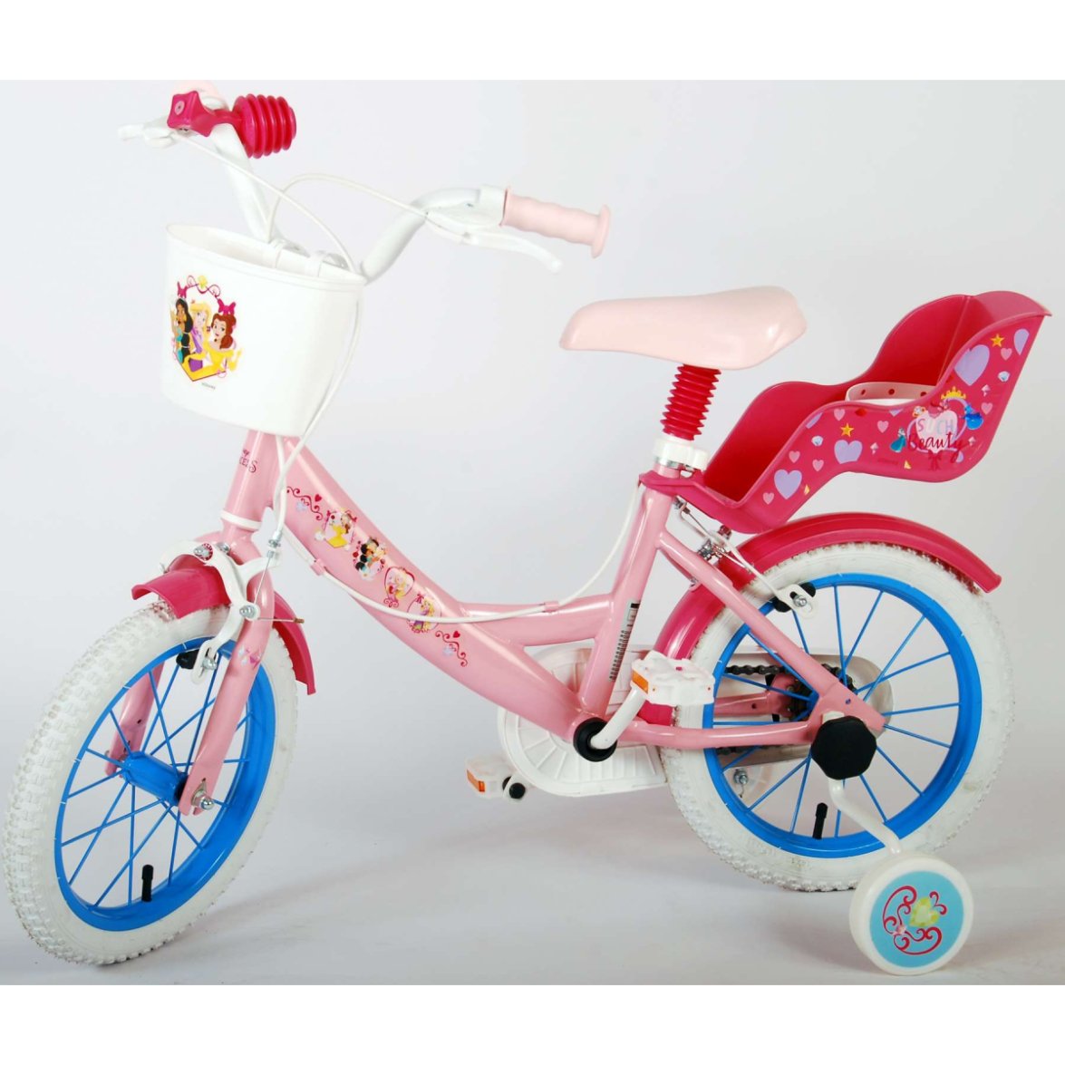 Vaikiškas dviratis VOLARE 14" Disney Princess (21562) rožinis - 2