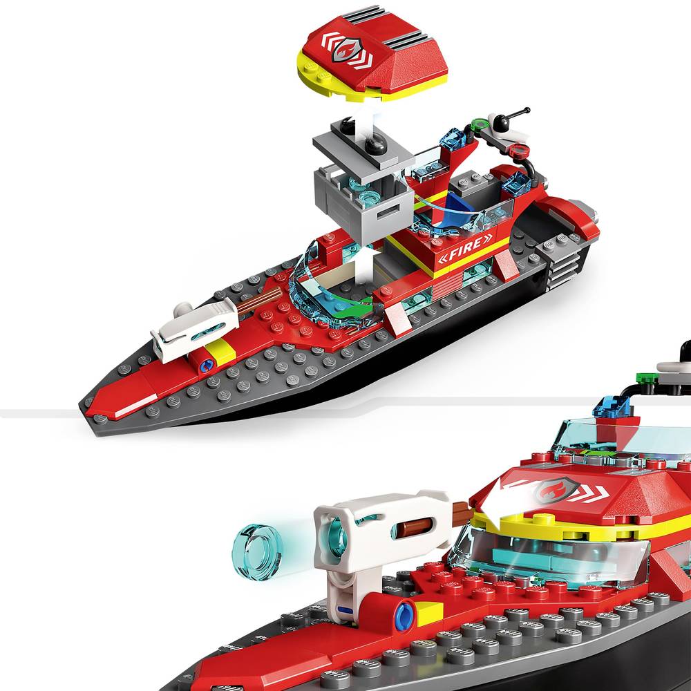 Konstruktorius LEGO City Fire Rescue Boat - 3
