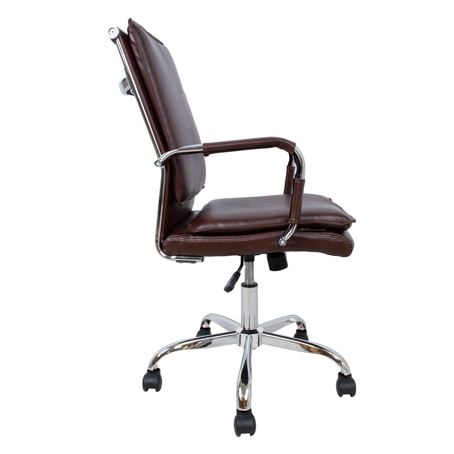 Biuro kėdė ULTRA, 54,5x63xH94-104 cm, ruda - 3