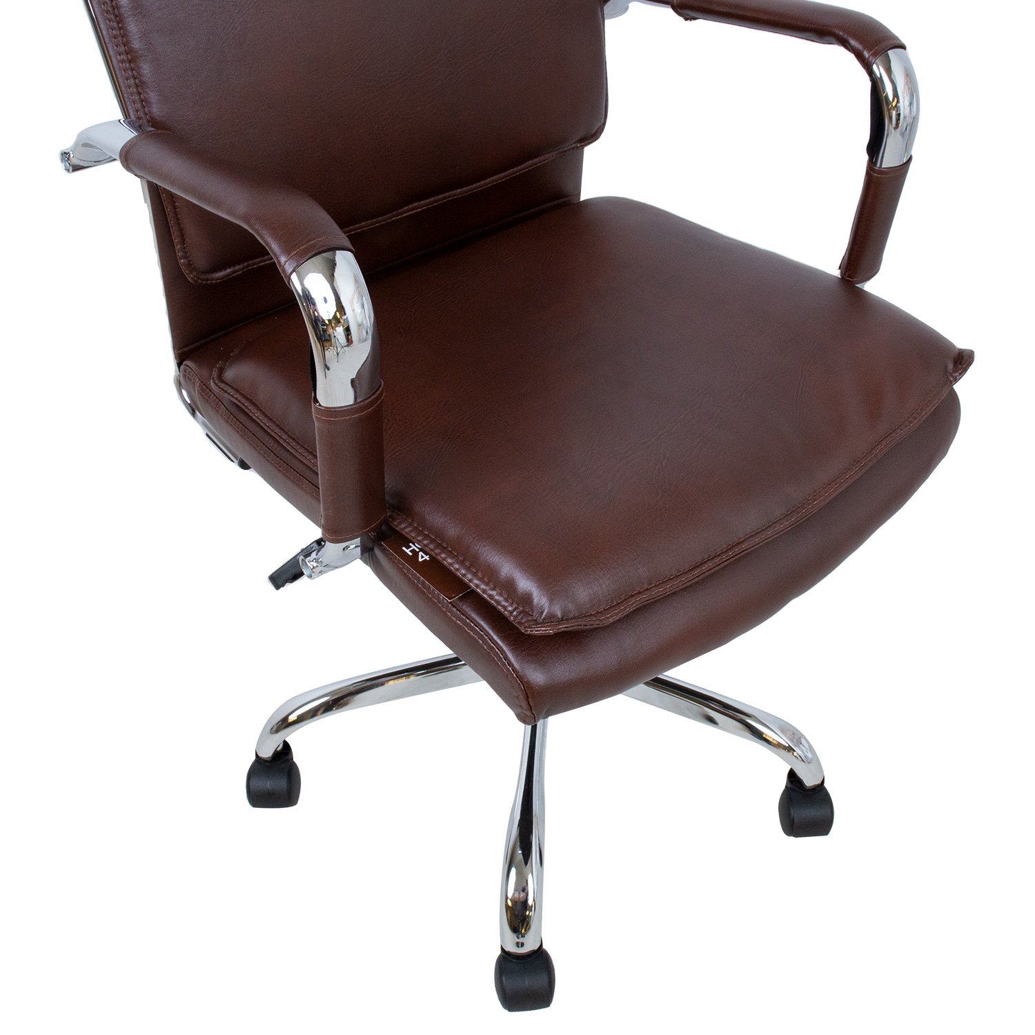 Biuro kėdė ULTRA, 54,5x63xH94-104 cm, ruda - 6