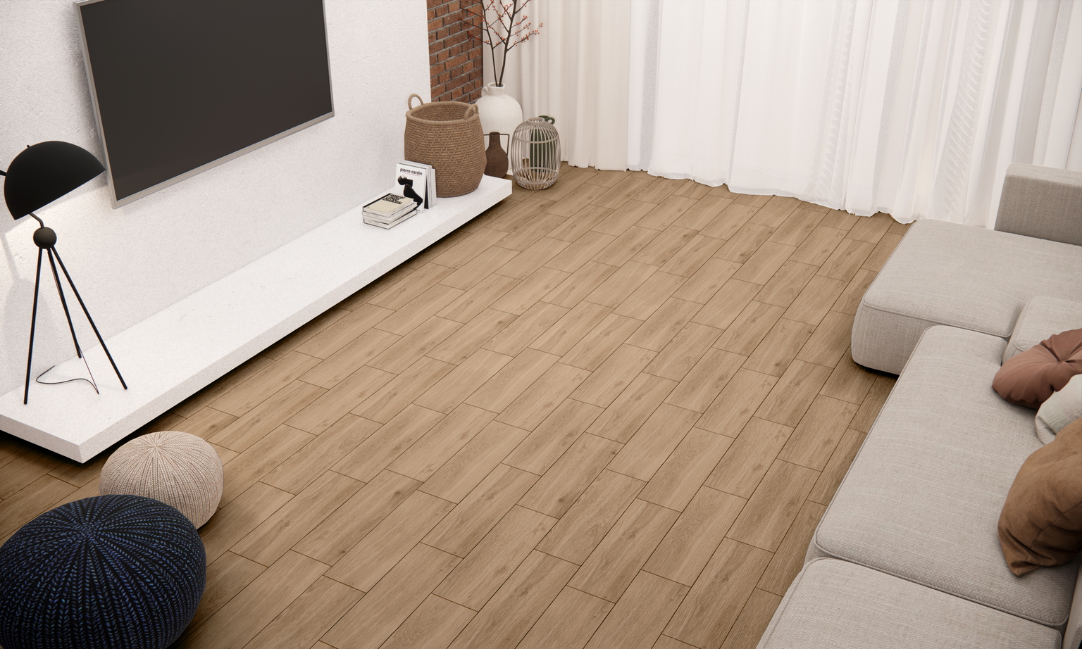 Akmens masės plytelės MAS.TIMBER FUOCO, 20 x 60 cm-1
