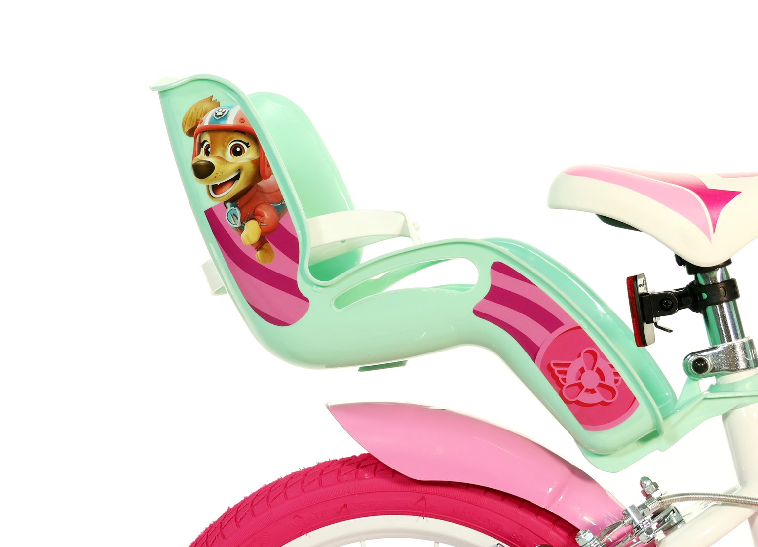 Vaikiškas dviratis Dino Bike Paw Patrol Girl, 14", rožinis-1