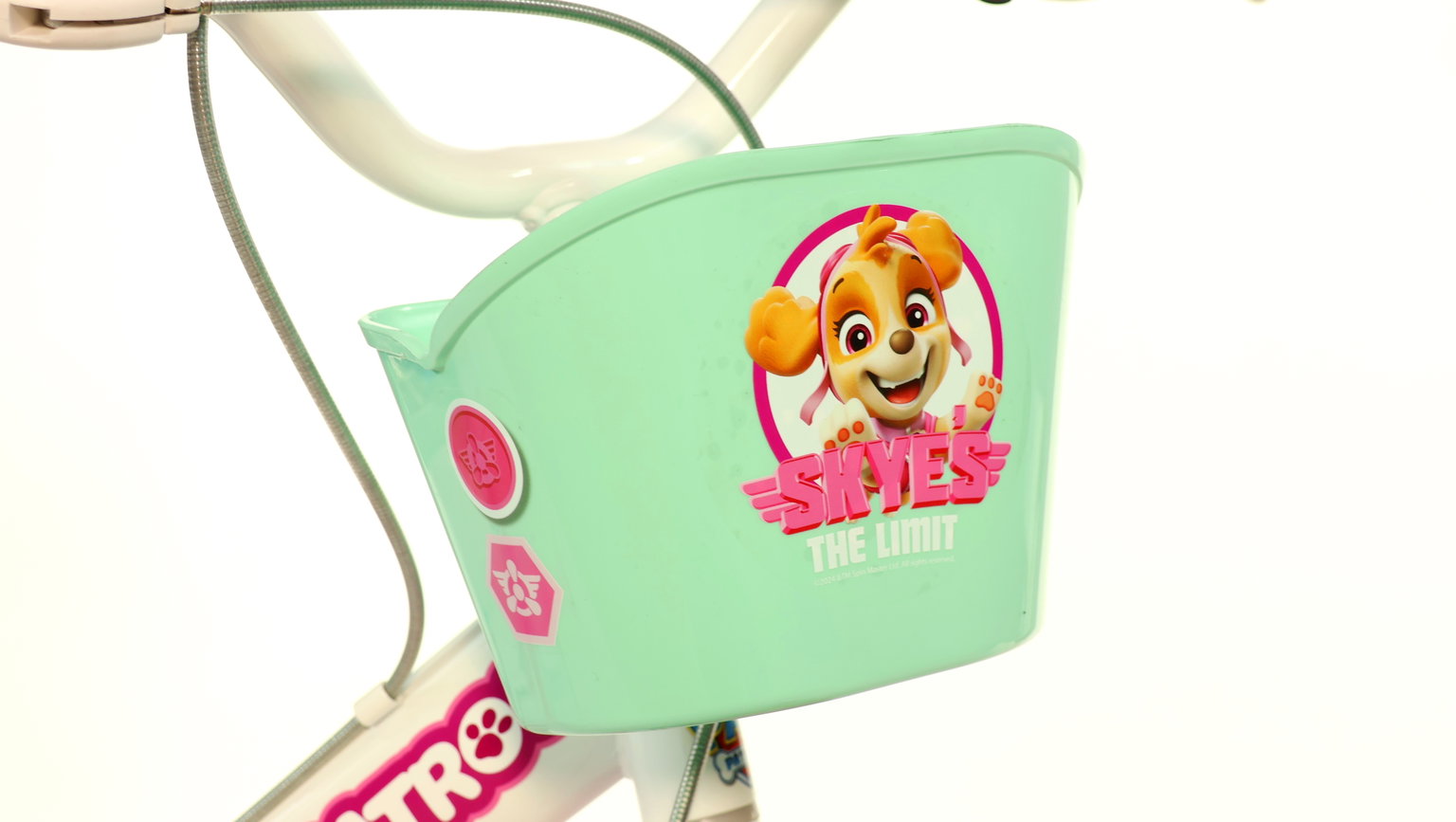 Vaikiškas dviratis Dino Bike Paw Patrol Girl, 14", rožinis - 5