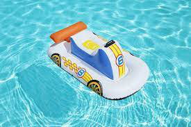 Pripučiamas plaustas Bestway Sports Car Ride-on 43.5" x 29.5"/1.10m x 75cm-1