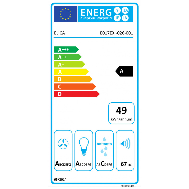 Gartraukis ELICA HIDDEN 2.0 BL MAT/A/72 - 2