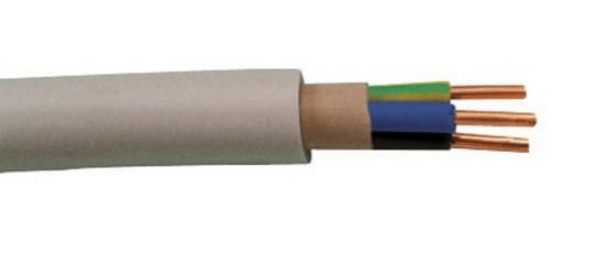 Instaliacinis kabelis, Lietkabelis NYM-J (KH05VV-U), 3 x 2,5 mm², 25 m-0