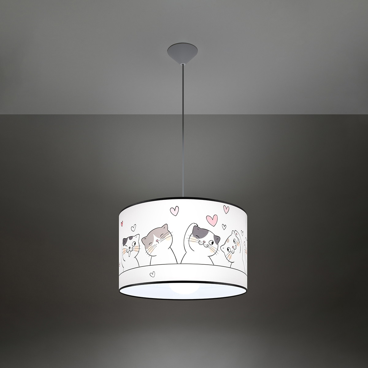 Pakabinamas šviestuvas SOLLUX CAT 40, 1xE27, max 15 W LED, daugiaspalvis - 3