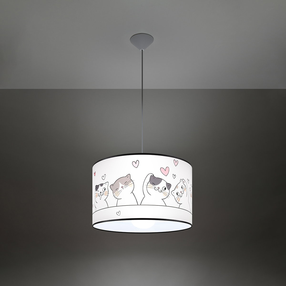Pakabinamas šviestuvas SOLLUX CAT 40, 1xE27, max 15 W LED, daugiaspalvis - 3
