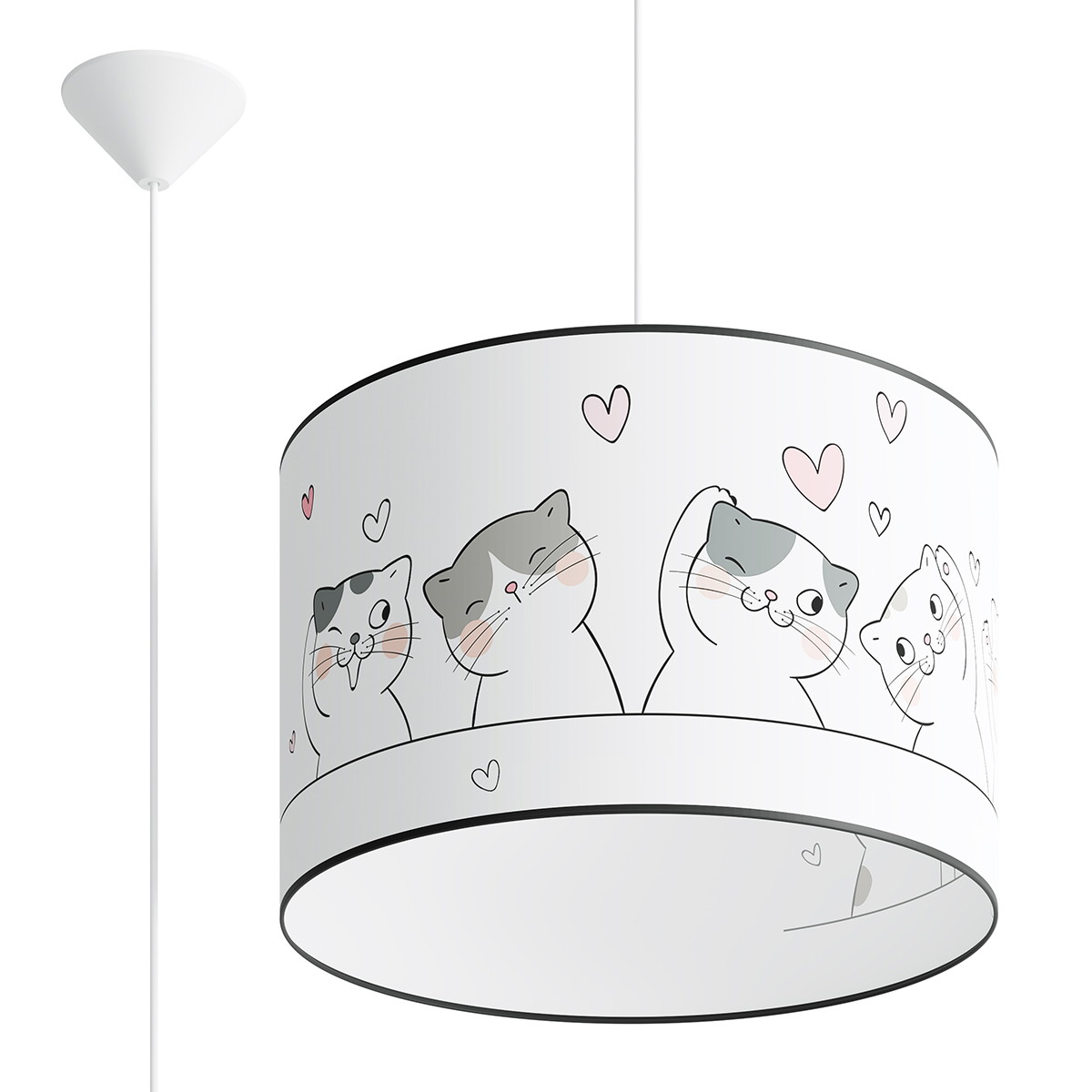 Pakabinamas šviestuvas SOLLUX CAT 40, 1xE27, max 15 W LED, daugiaspalvis-0