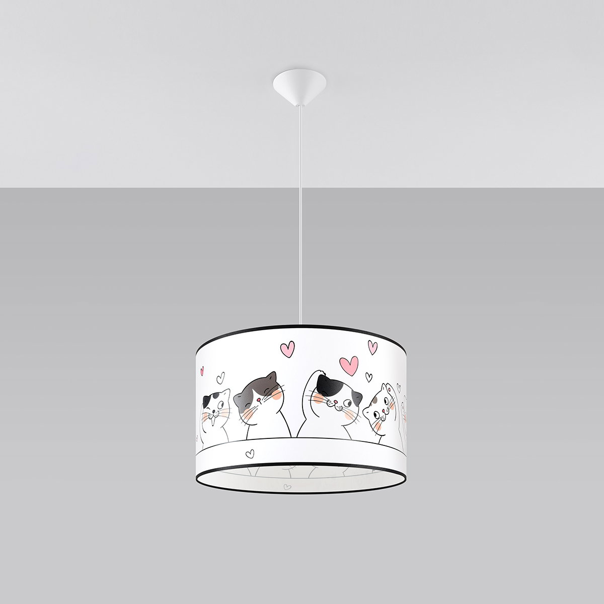 Pakabinamas šviestuvas SOLLUX CAT 40, 1xE27, max 15 W LED, daugiaspalvis-1
