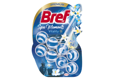 WC valiklis - gaiviklis BREF Spa Moments Vitality, 2 x 50 g