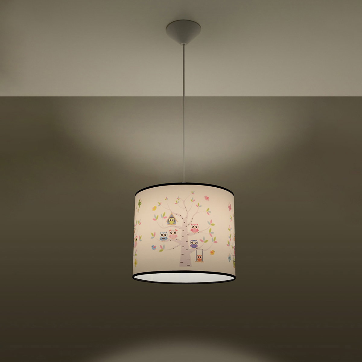 Pakabinamas šviestuvas SOLLUX OWLS 30, 1xE27, max 15 W LED, daugiaspalvis - 3