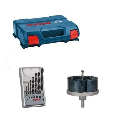 Elektrinis smūginis gręžtuvas BOSCH PRO GSB 24-2, 1100 W (su priedais) - 4