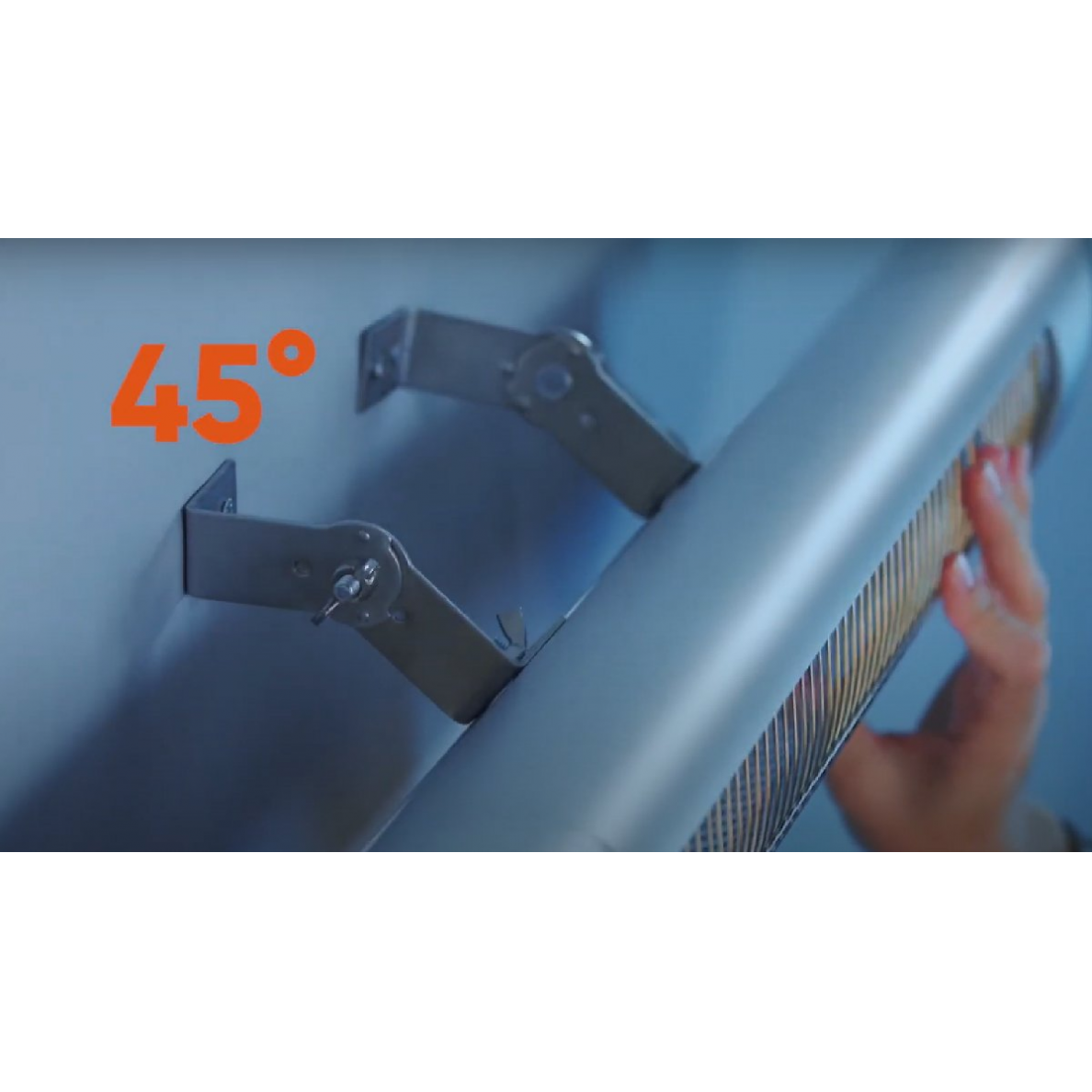 Anglies pluošto infraraudonųjų spindulių šildytuvas Veito BLADE, juodas 06-00287 - 6