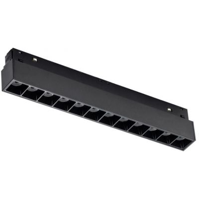 Magnetinis LED bėgelių šviestuvas DPM MTL-SPL-12W-B, 12 W, 4000 K, 960 lm, juodos sp.-0