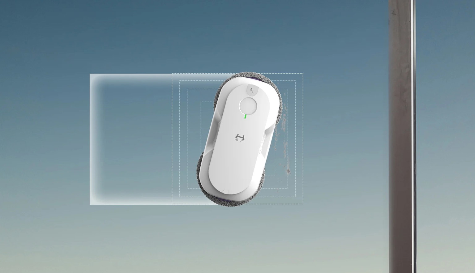 Langų valymo robotas HUTT DDC56, baltos sp. - 4