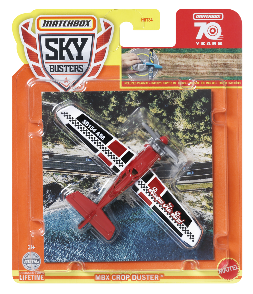 Matchbox lėktuvas su pakilimo taku-0